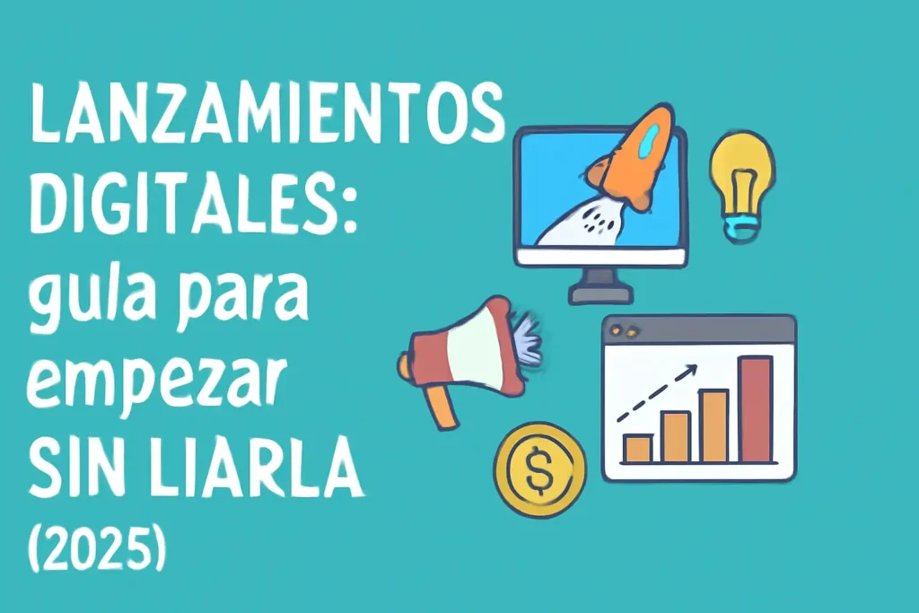 Lanzamientos digitales: guía para empezar sin liarla (2025) en 16:9