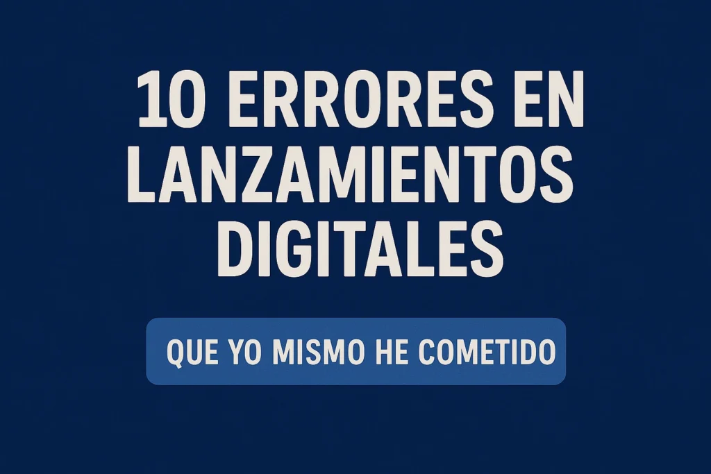 errores en lanzamientos digitales