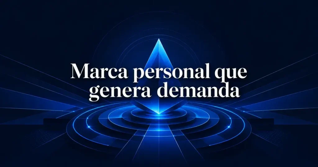 Imagen destacada para Marca personal que genera demanda: la diferencia entre parecer visible y volverte imprescindible