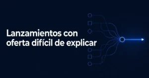 Imagen destacada para Lanzamientos con oferta difícil de explicar: cómo reescribir la promesa antes de comprar tráfico