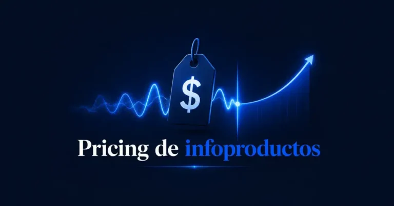 Imagen destacada para Pricing de infoproductos: cómo saber si tu precio vende, filtra o bloquea demanda